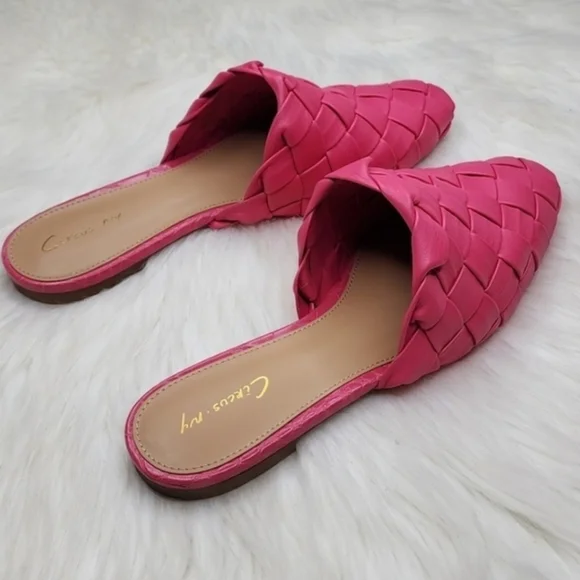 Circus by Sam Edelman Olena Mule Slides Flamingo Pink New In Box - Picture 11 of 16